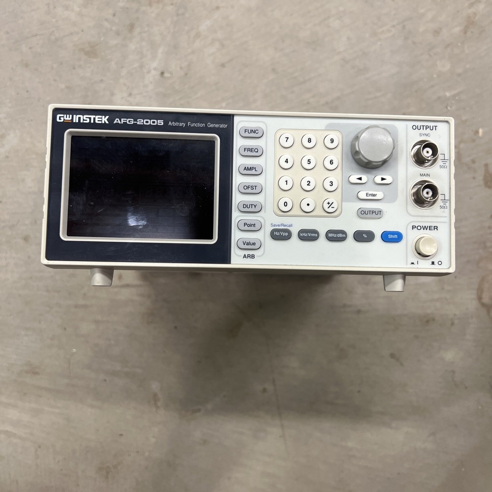 GW Instek AFG-2005 Arbitrary Waveform Function Generator, 5MHz See Description