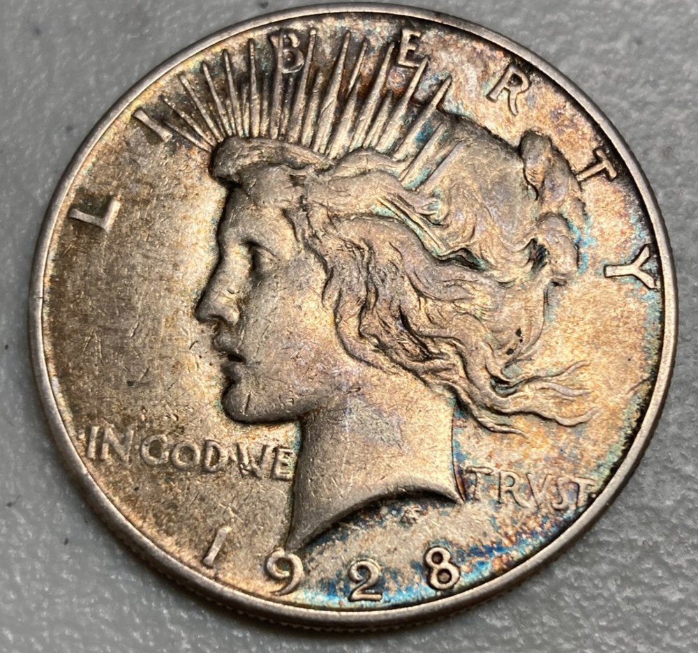 1928 S Peace Silver $1 #14