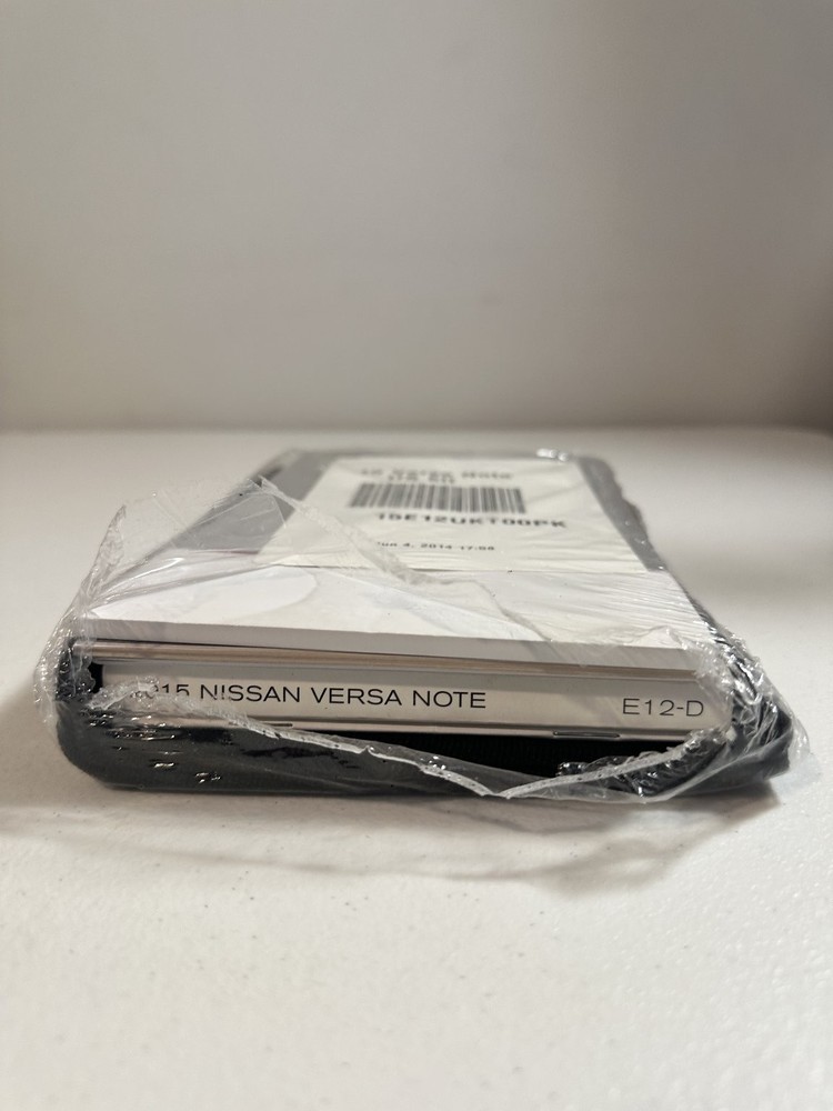 2015 Nissan Versa Note Owner's Manual Set