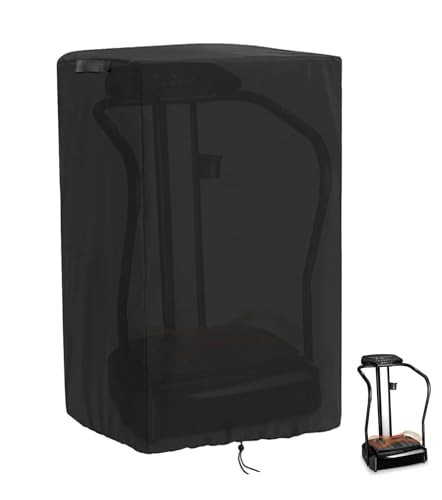 Vibration Plate Cover - Dust-Proof, UV & Water-Resistant, Adjustable Drawstrings