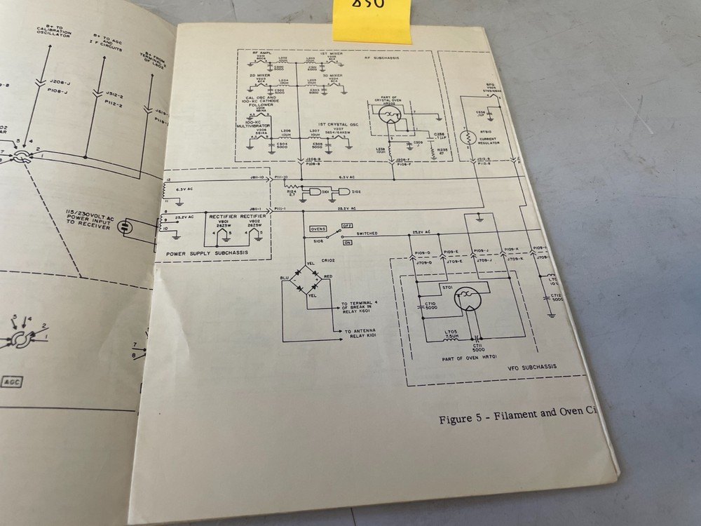 USAF Air Training Command HF Receiver Charts Ground Comms Book Manual