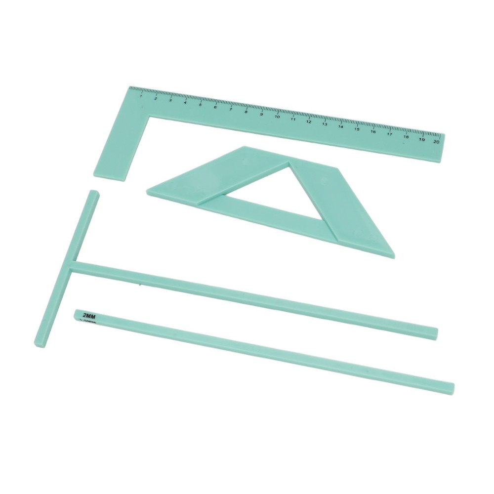1-Comprehensive Book Binding Ruler Kit For Precise Scrapbook Crafting XEAP
