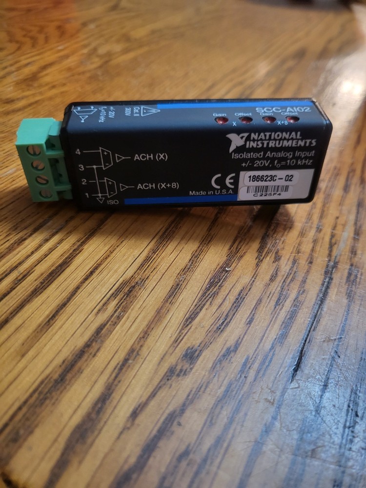 National Instruments SCC-A102 Isolated Analog Input Module NEW