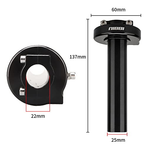 Motorcycle Throttle Assembly,High Sensitivity Short Stroke Light Control Black