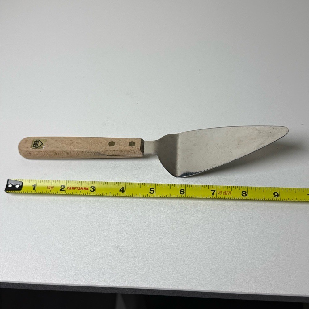 Wood Handle Stainless Steel Cake Server