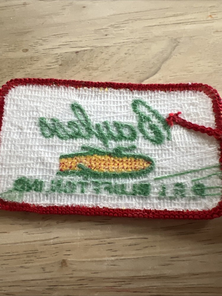Vintage R.R.I. Bluffton Ind.seed Co. Patch