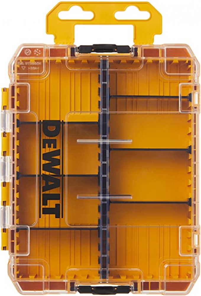 DEWALT Tool Box Tough Case Medium DWAN2190 Stackable 6 dividers organizer