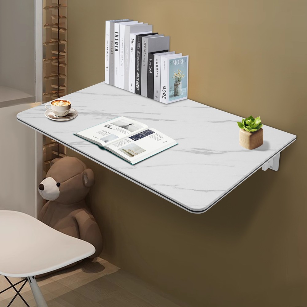 Folding Wall Desk Wall-mounted Foldable Table Wall Mounted Laptop Table Desk