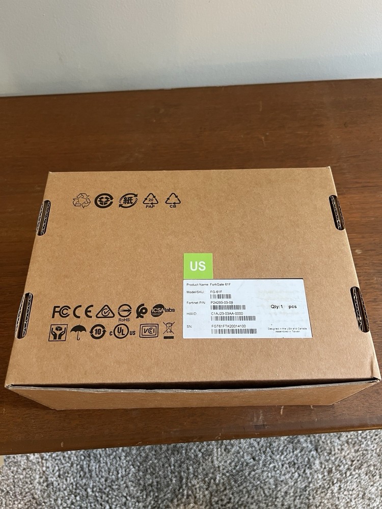 Fortinet FG-61F Firewall Network Security