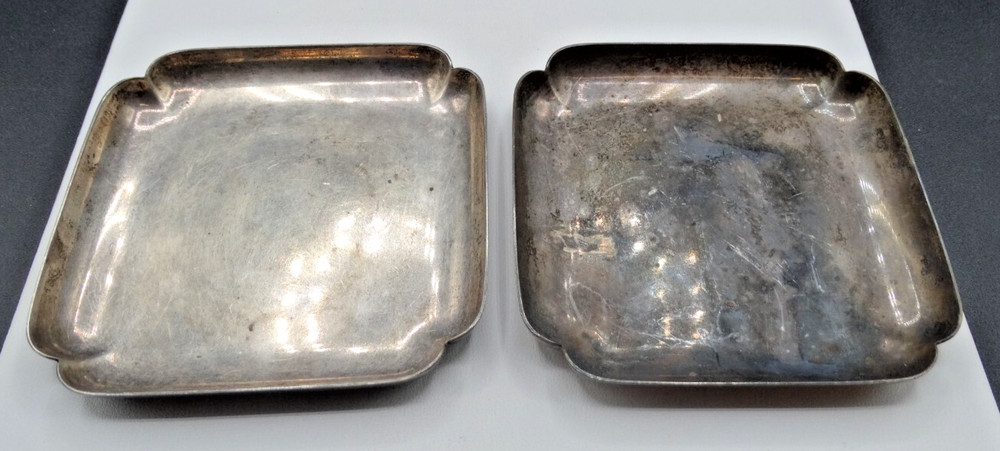Tiffany & Co. Sterling Silver Square Trays