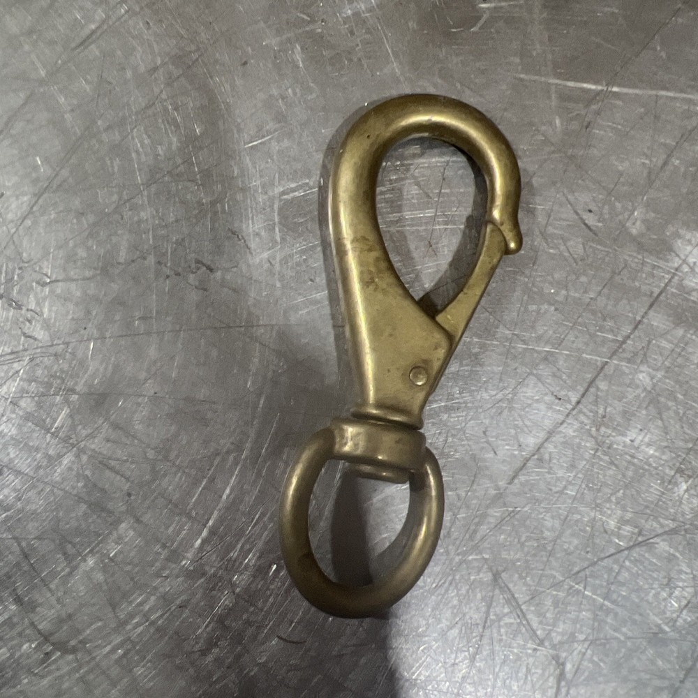 Vintage Swivel Eye Hook Snap Used Surplus