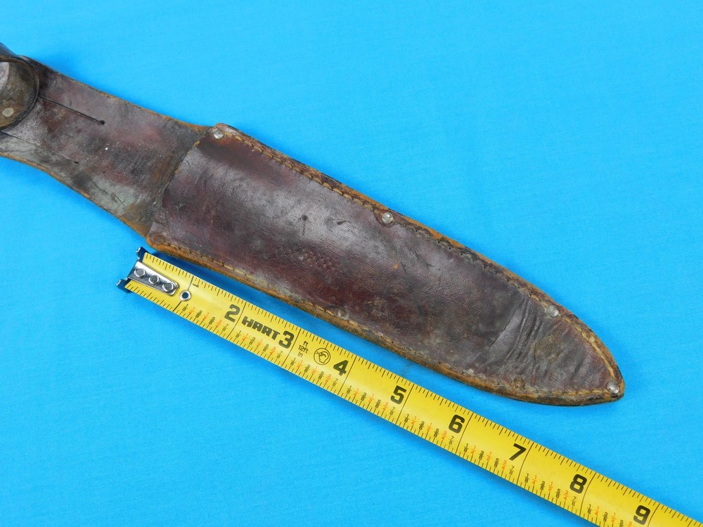 US WW2 Fighting Knife Leather Sheath Scabbard