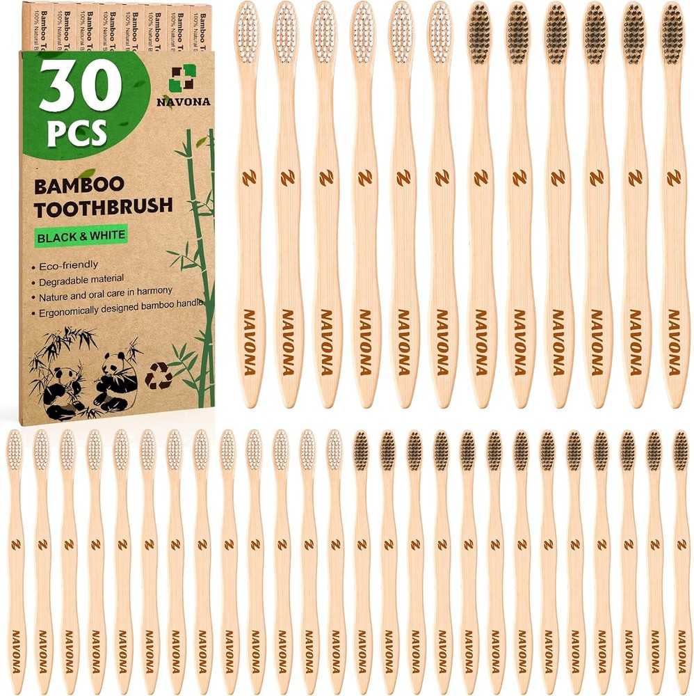 Bboo Toothbrushes Pa,  Medium Soft Bristles