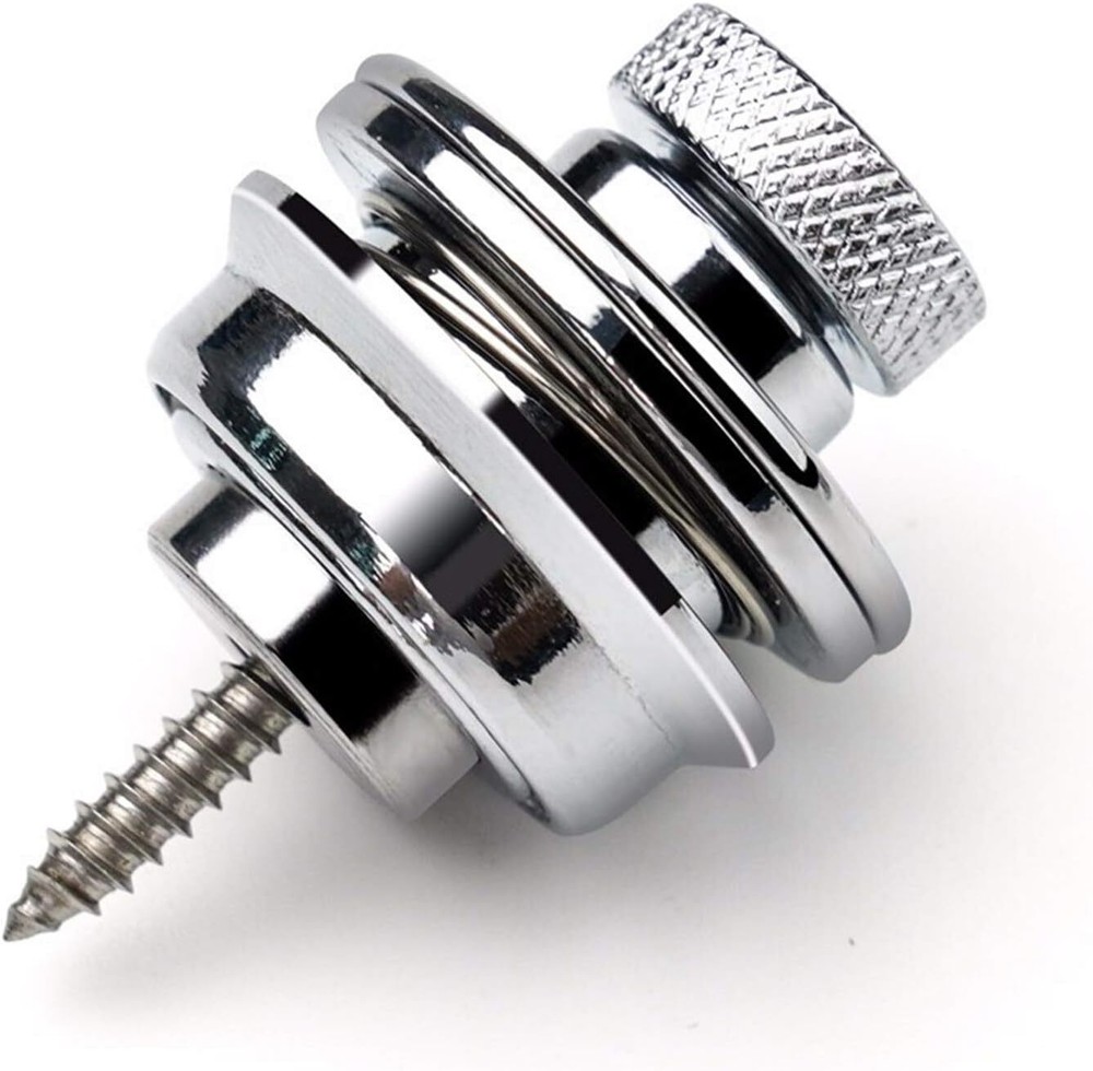 Chrome Flat Head Skidproof Strap Locks Heavy Duty