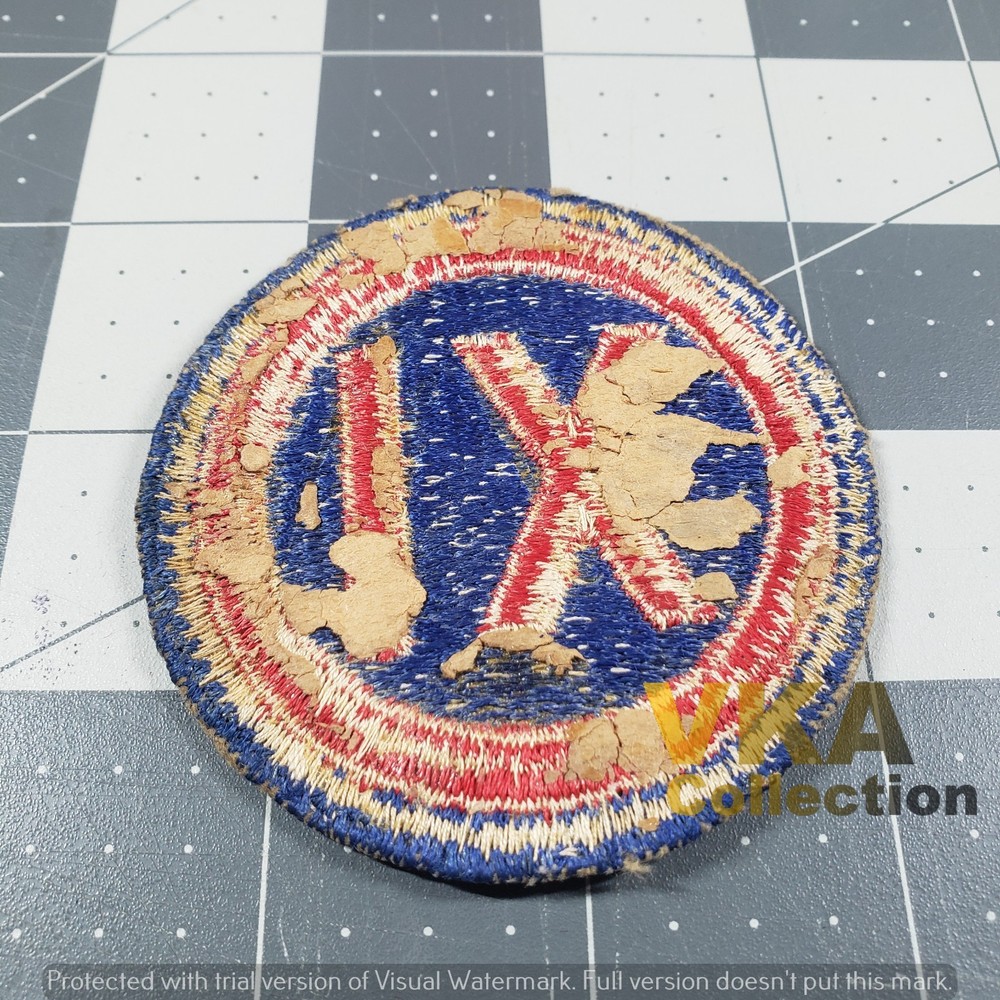 Cut Edge US Army 9th Corps Patch IX Corps