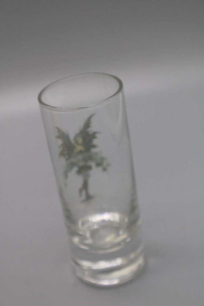 "Back off" Shot Glass with Comic Design