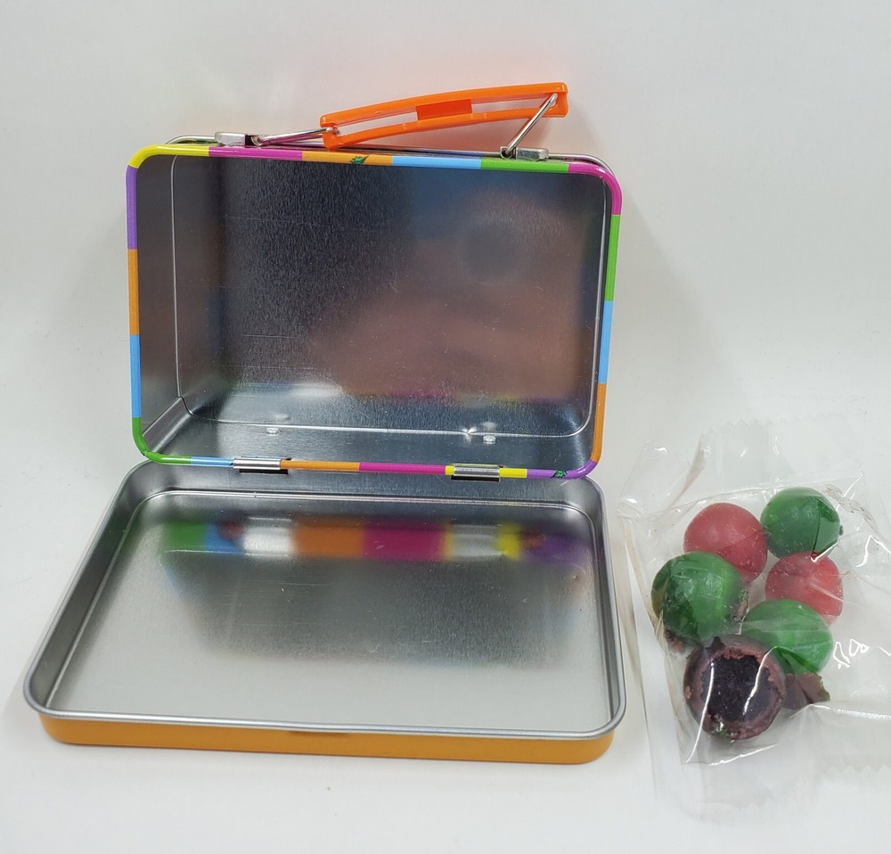 T1 Assorted Sours Candy Mini Tin Lunchbox