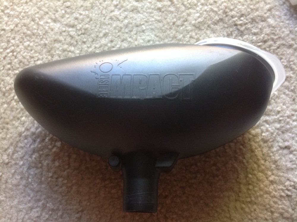 Paintball Visible Impact Black Gravity Feed Loader Hopper