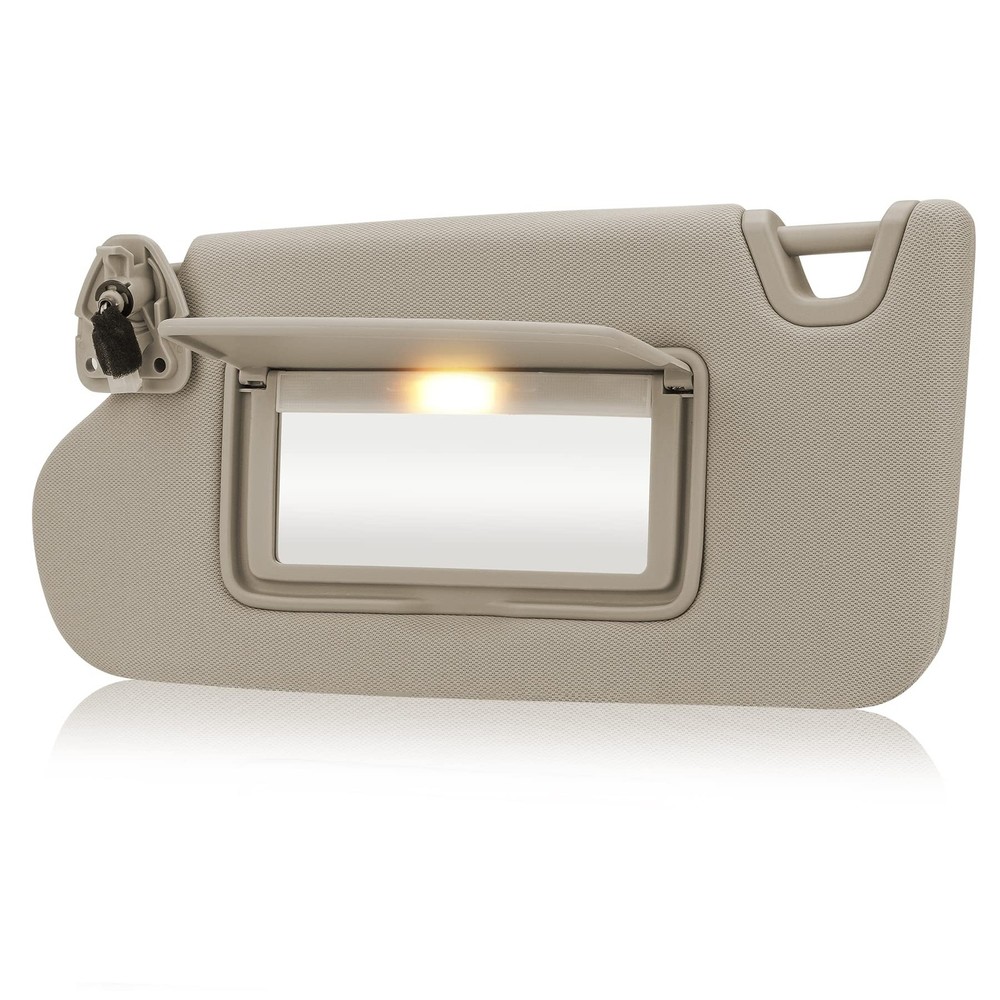 Beige Driver Left Side Sun Visor Replacement Side,