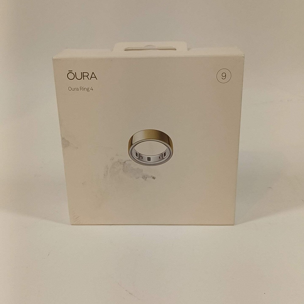 New Oura Ring 4 9 Gold Titanium Smart Ring