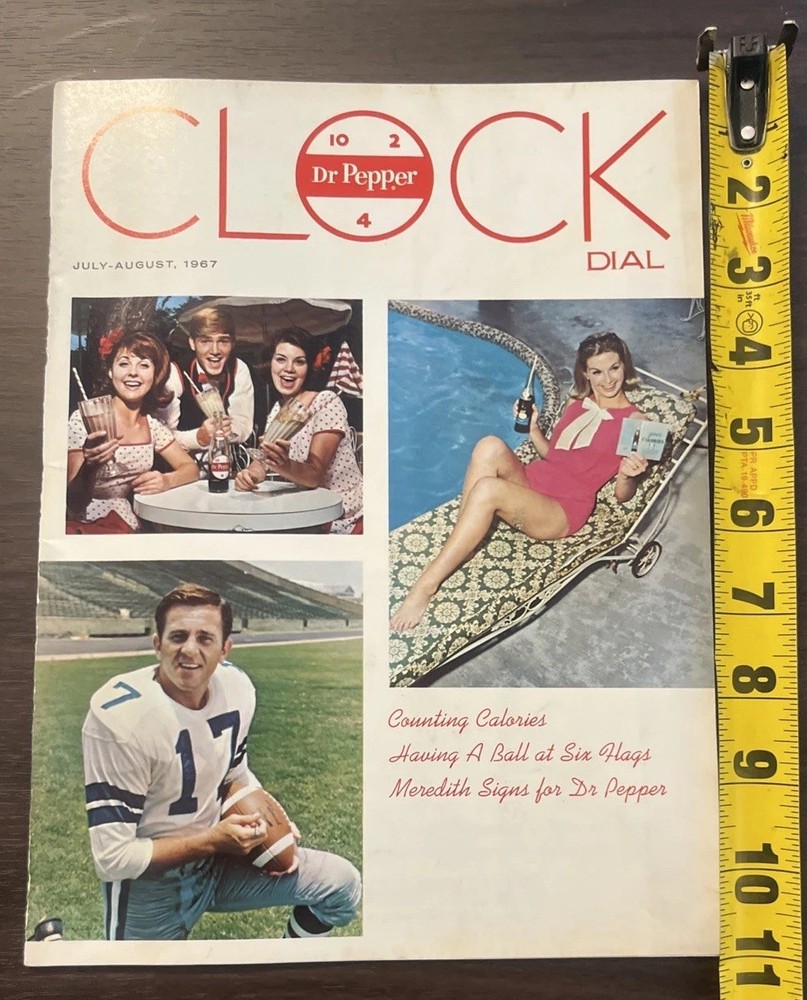 Vintage Fr. Pepper Clock Dial Magazine