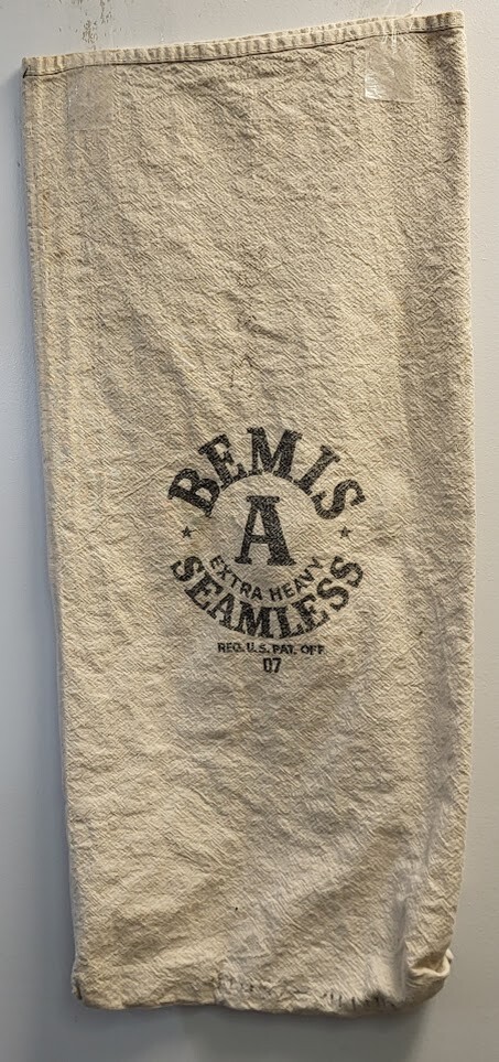 Bemis A Extra Heavy Seamless Vintage Cotton Feed Or Seed Sack ✨