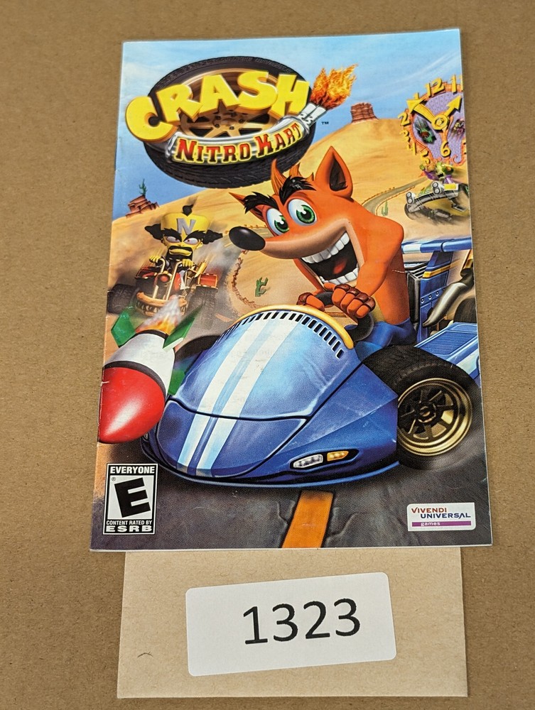 Crash Nitro Kart - PS2 - Manual Only **NO GAME!