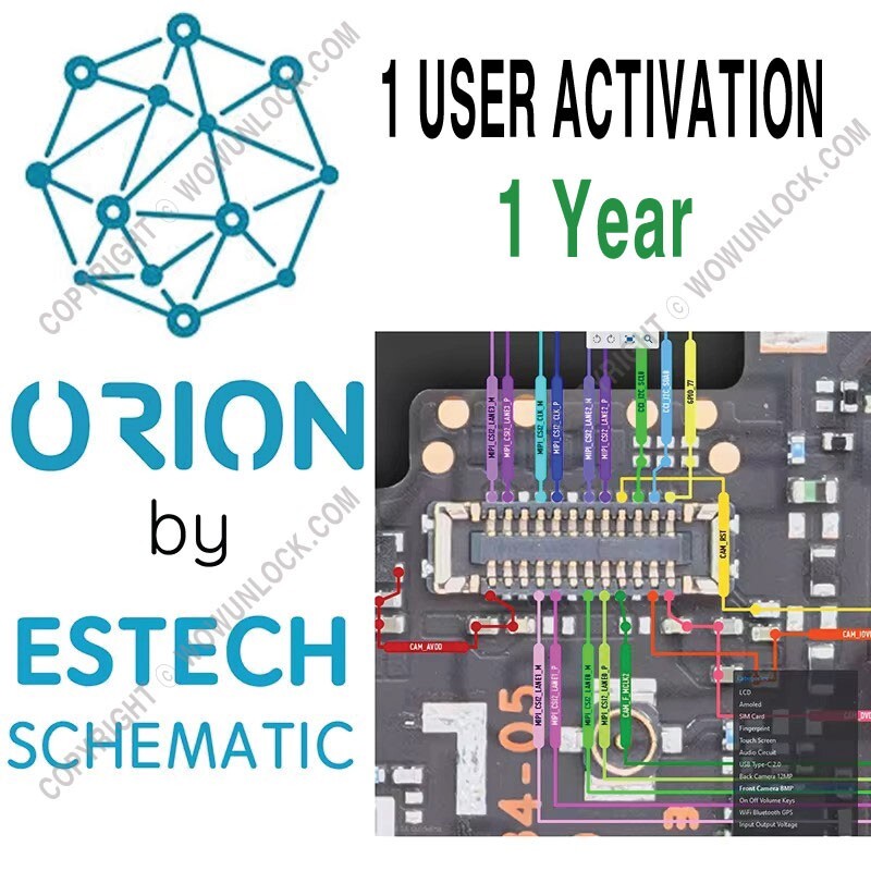 Orion ESTECH Schematics Activation - Single User (12 Month)