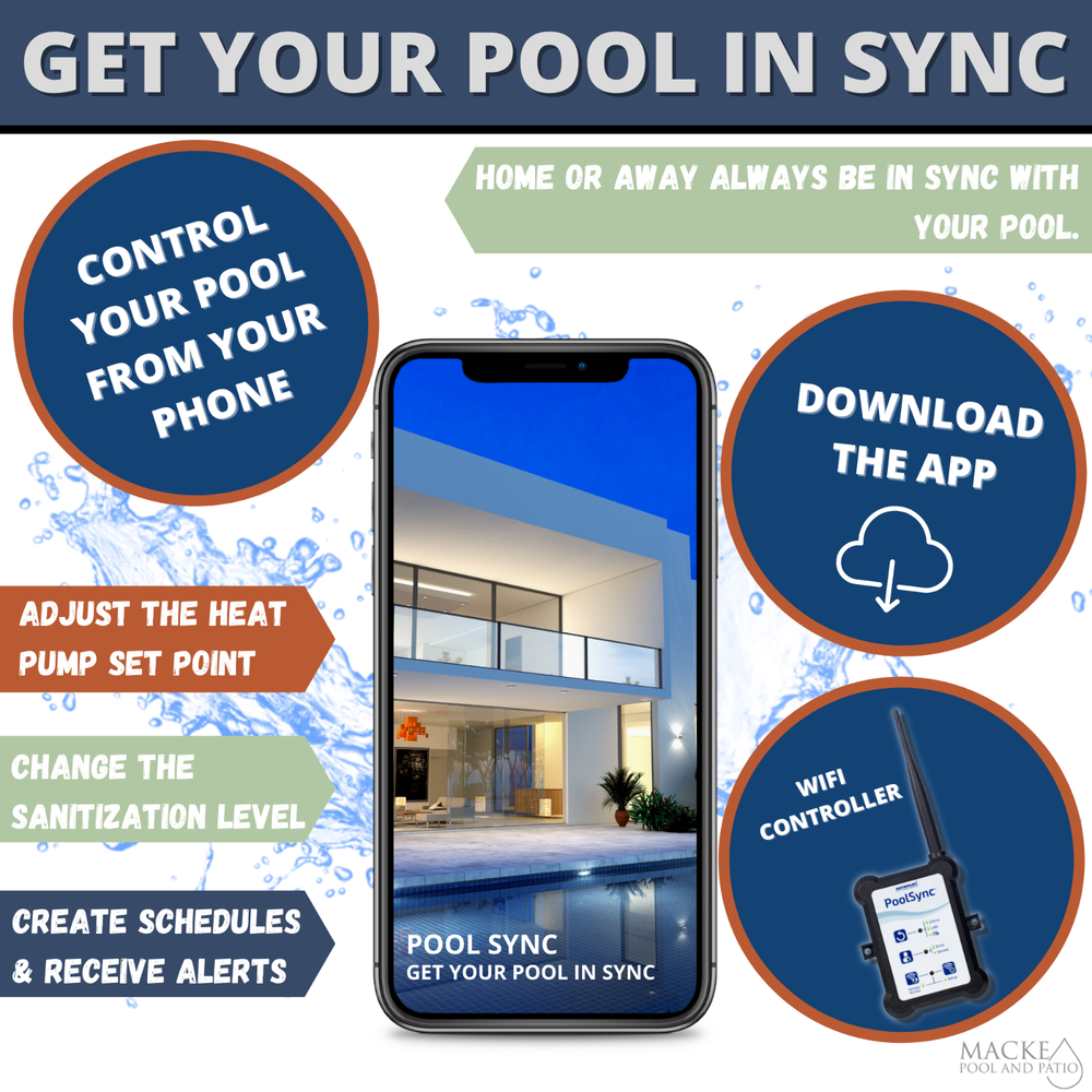 AquaCal PoolSync WiFi Controller for Heat Pump ChlorSync Chlorinator (ECP0343)