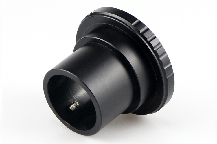 Telescope Eyepiece adapter SCT Thread to 1.25" Interface Adapter Telescope Black