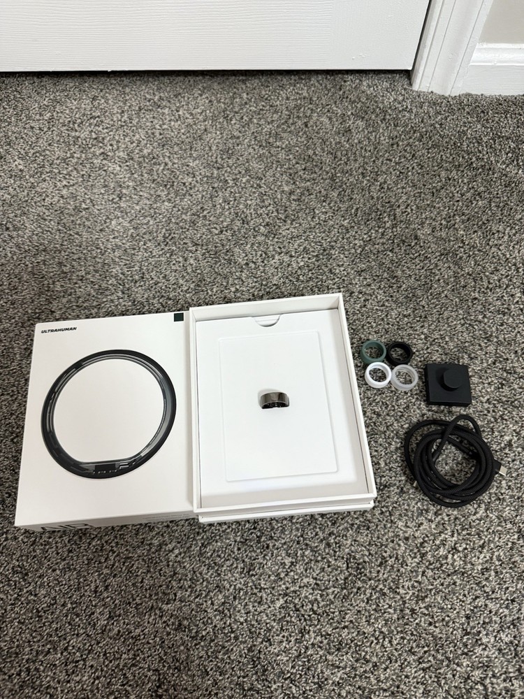 Ultrahuman AIR Size 7 Smart Ring- Aster Black