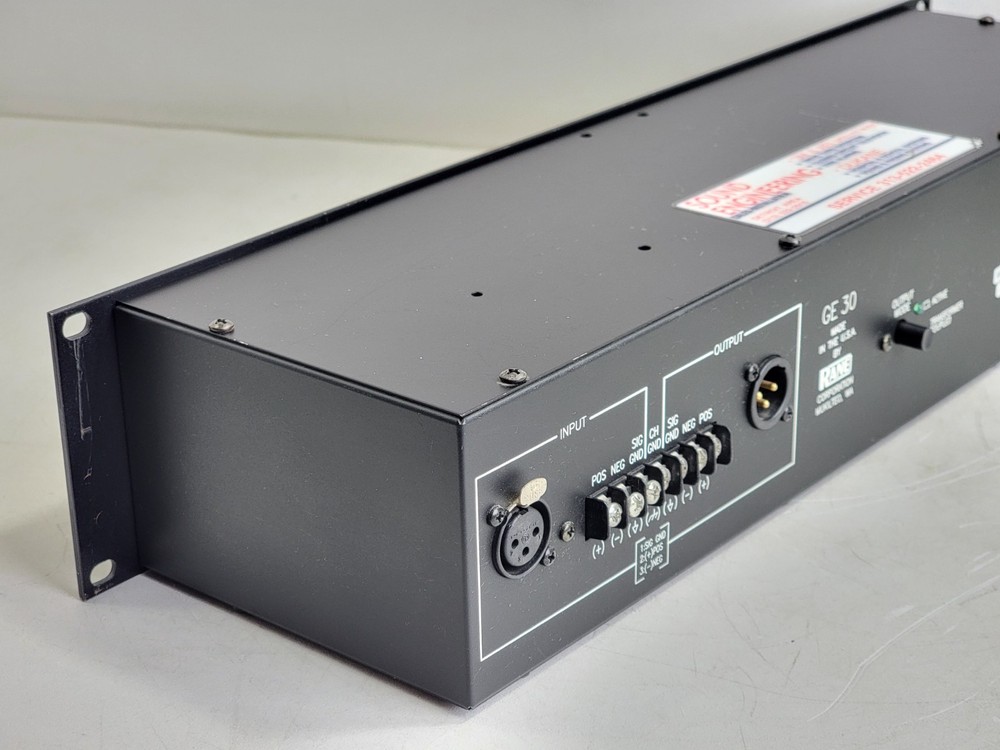 RANE GE30 GE 30 Graphic EQ Equalizer - Nice Cosmetics - Untested - Please Read!