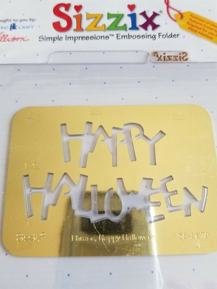 Sizzix embossing folders lot