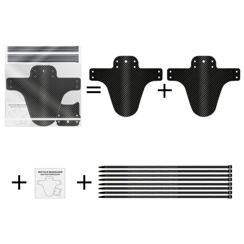 Folding Bikes Front Rear Mudguards Bicycles Hybrids Mudguards Cycling Mud Guard