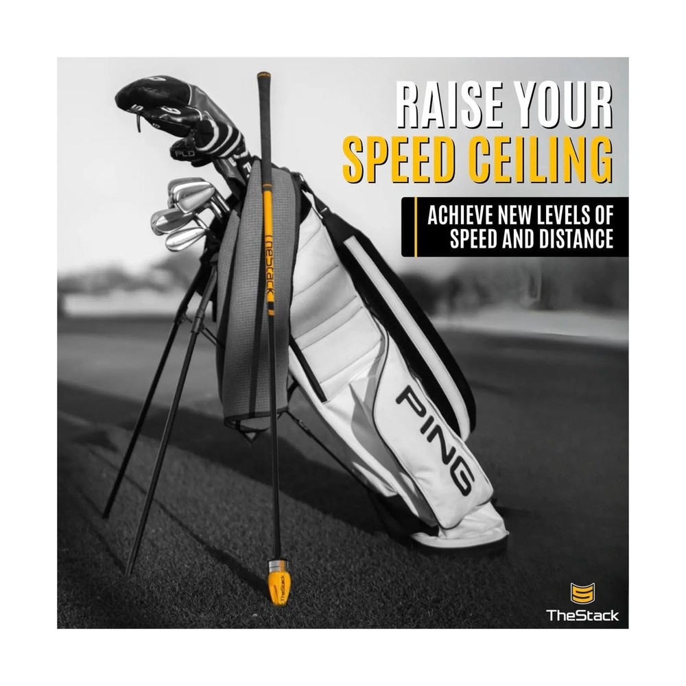 TheStack™ | Golf Swing Speed Trainer | Weighted Golf Training Aid | Golf S
