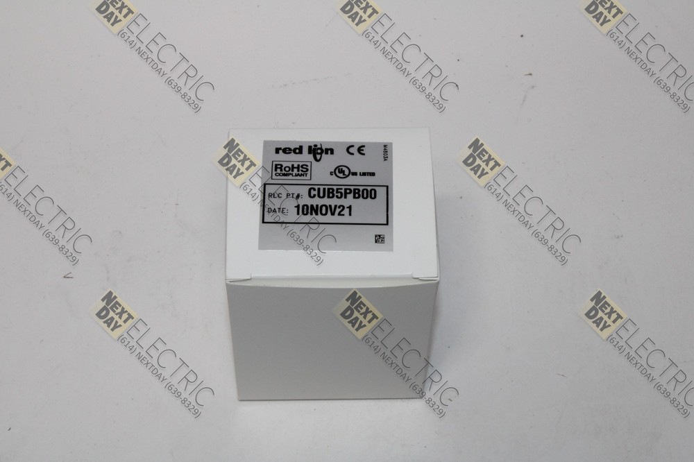 Red Lion, CUB5PB00,5 Digit Process Panel Meter Digital