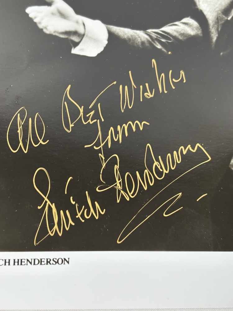 Skitch Henderson Signed Photo