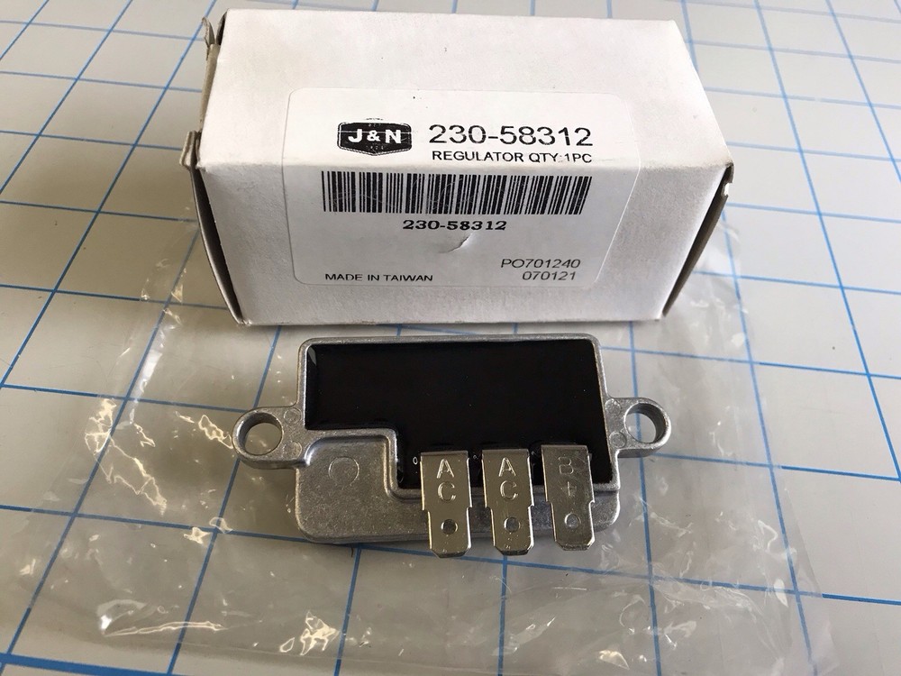 J & N Regulator Part # 230-58312
