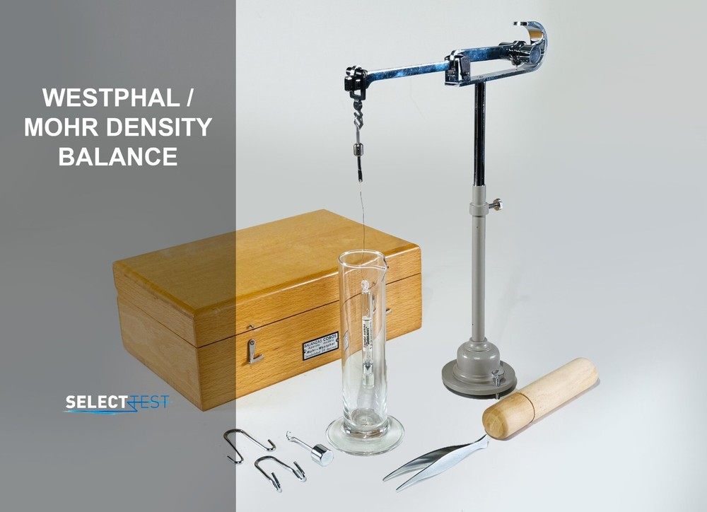 WESTPHAL/MOHR DENSITY (OR SPECIFIC GRAVITY) PRECISION BALANCE **LOOK** (REF.: N)