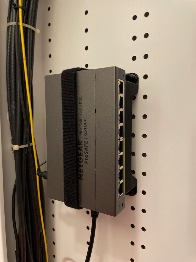 Netgear GS108PE GS108 GS308 Switch Bracket for Leviton Structured Media Panel