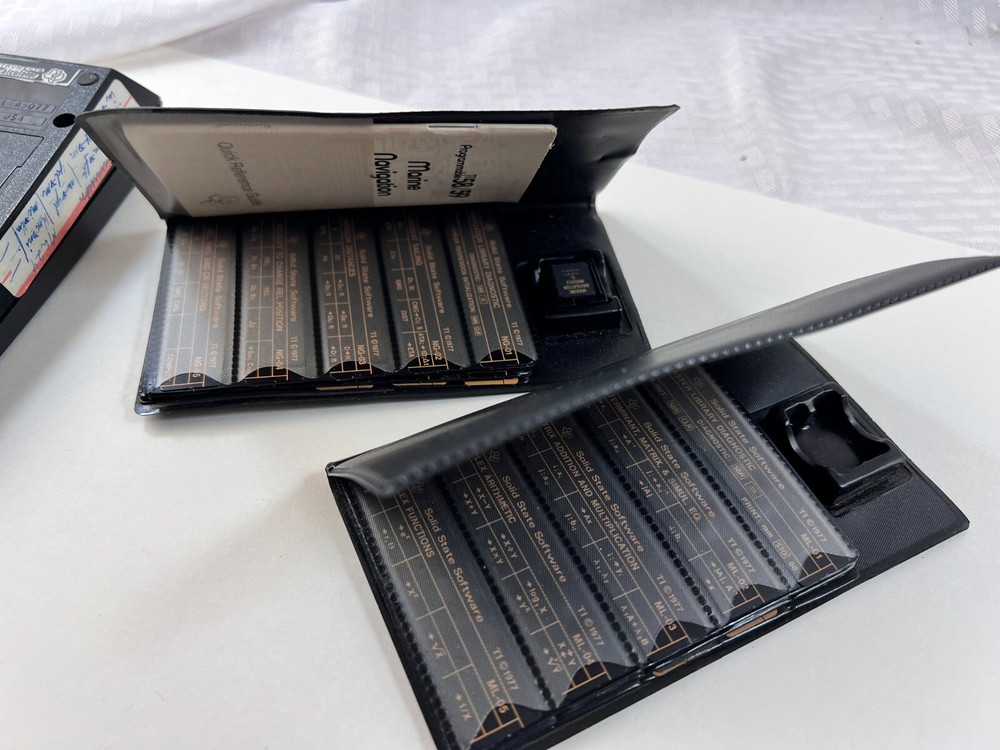 Texas Instruments Programmable 58 Calculator Master Library & Marine Navigation