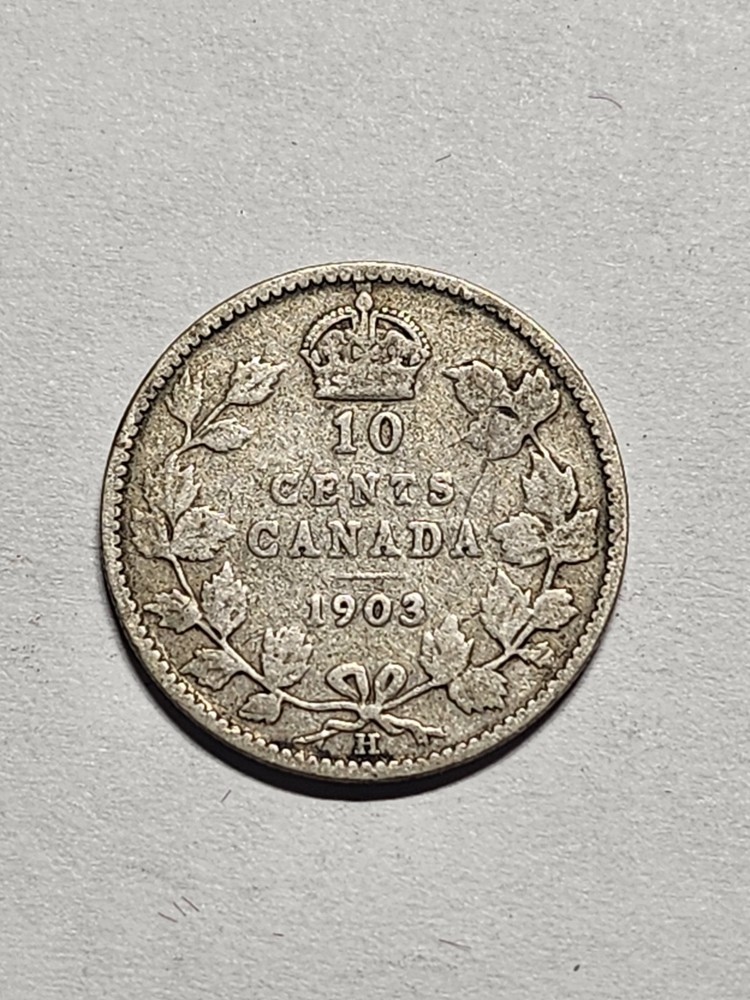 1903 H Canada Dime