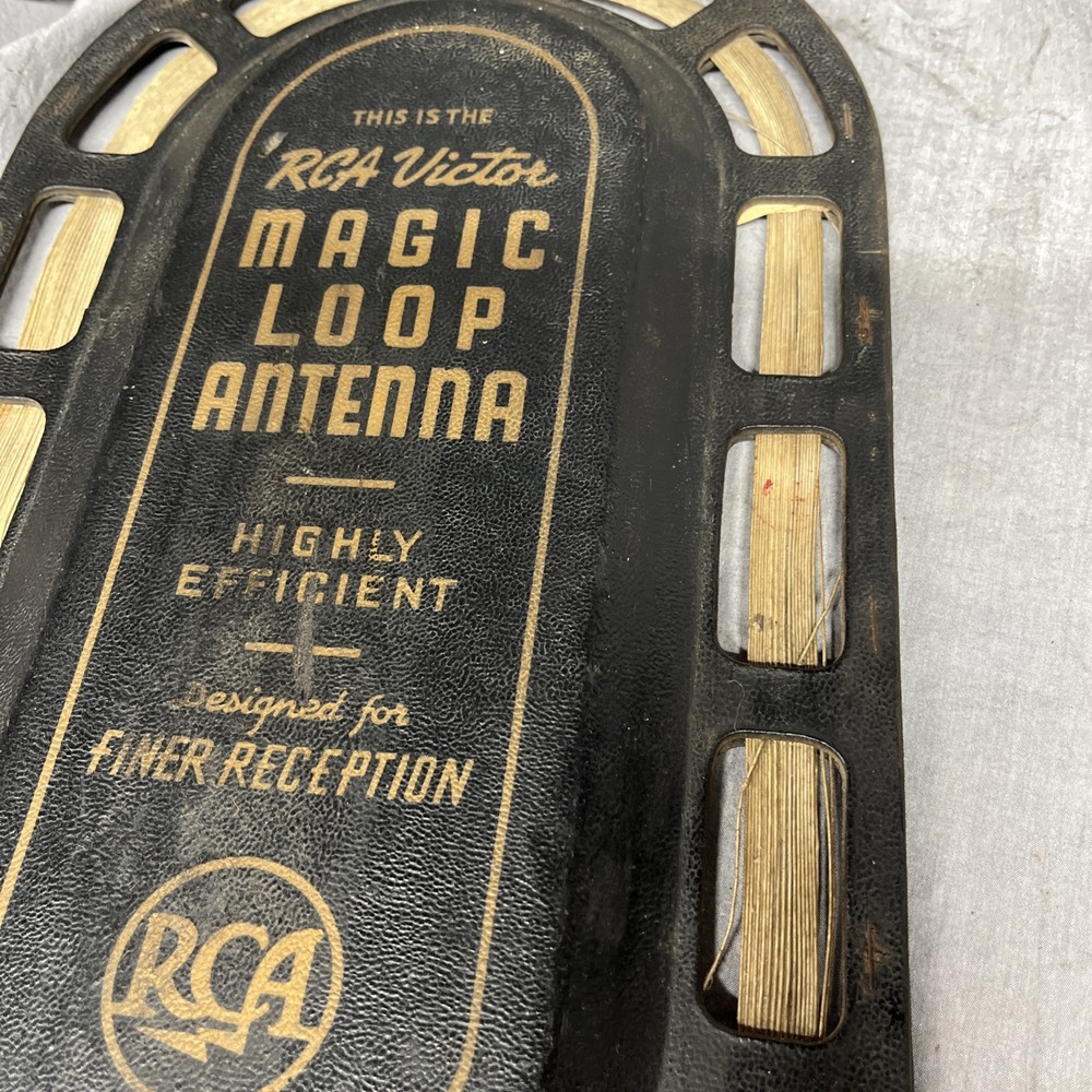 RCA Victor magic Magic Loop antenna untested parts or display