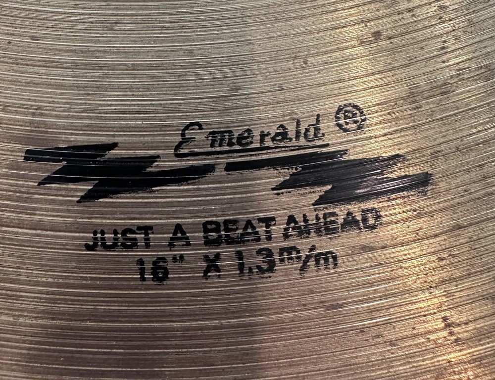 Emerald Just A Beat Ahead 16” Crash Cymbal