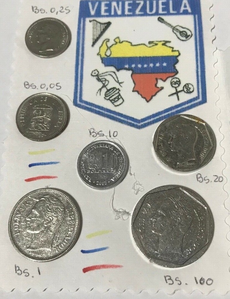 4 VENEZUELA CIRCULATED COIN SETS