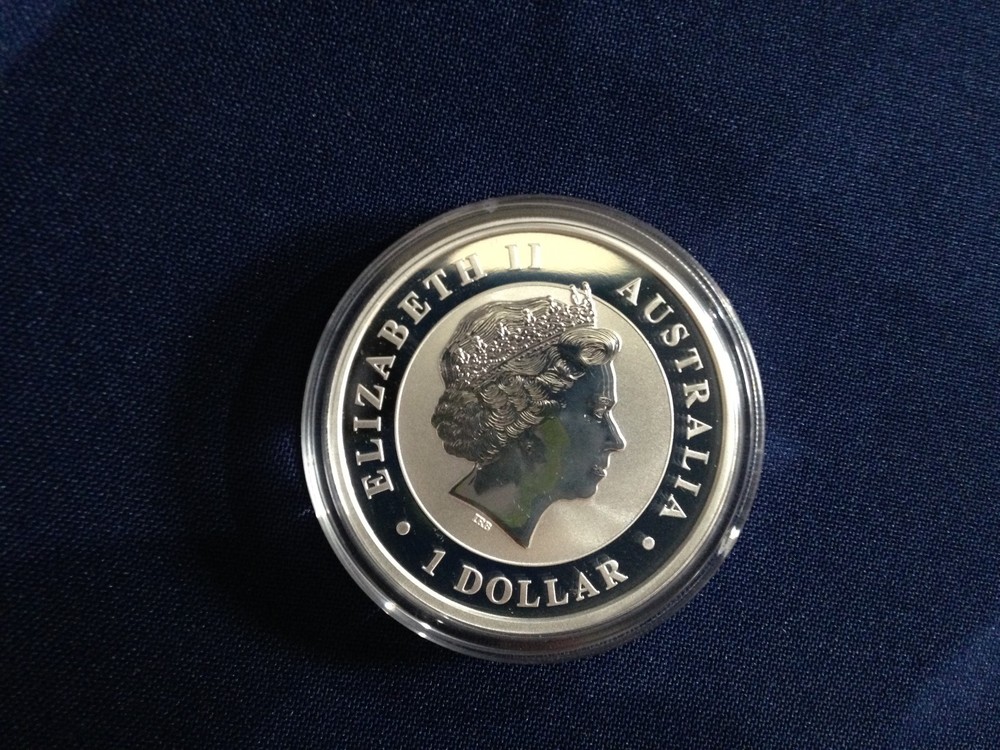 2016 Australian $1 Silver Wedge-Tailed Eagle Gem Proof-like BU One Ounce E6078