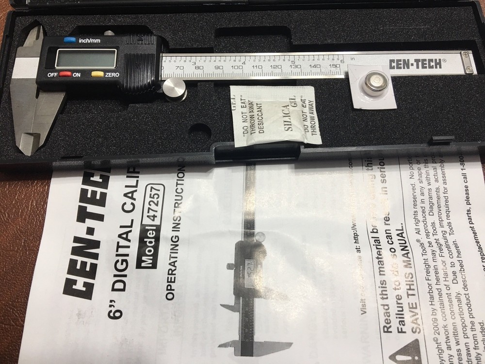 New CEN TECH 4 INCH Digital Caliper