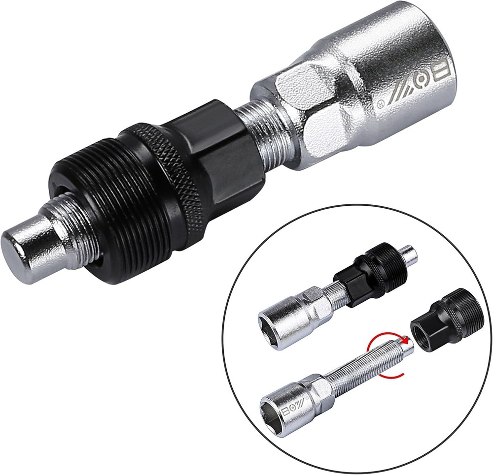 Professional Bicycle Crank Extractor Set - Easy Removal for Square Type Cranks