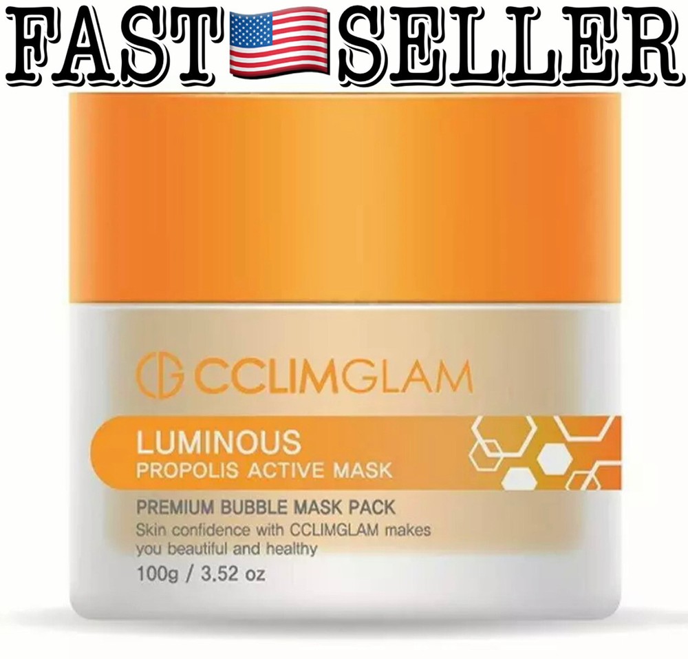 Cclimglam  Propolis Active Mask Premium Bubble Mask Pack 3.52oz (100g) SEALED!