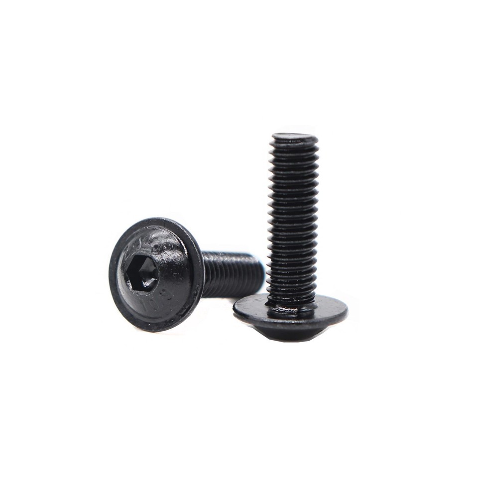 35pcs M6-1.0 x 20mm Flanged Button Head Socket Cap Screw Bolts, Allen Socket ...